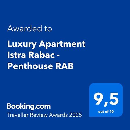 Luxury Apartment Istra Rabac - Penthouse Rab 외부 사진